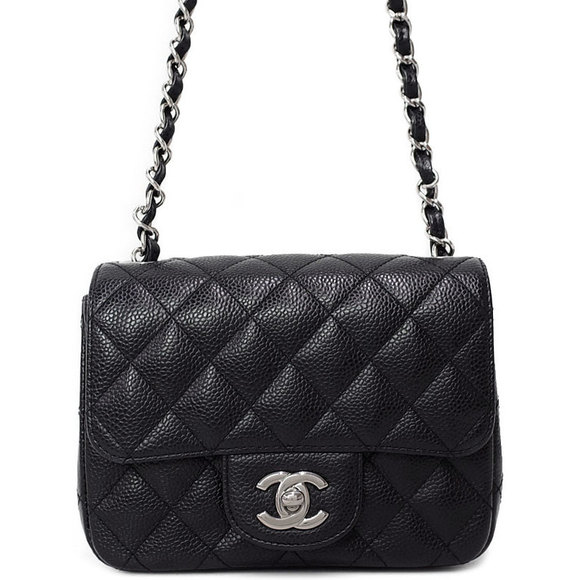 Chanel Mini Matelasse Chain Shoulder Bag Black - Picture 1 of 9